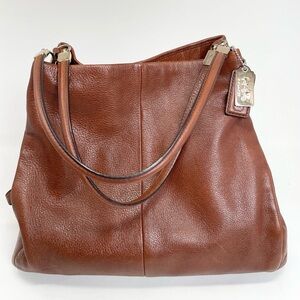 Coach Brown Leather Shoulder Bag